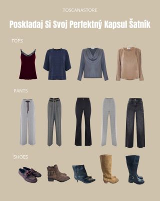 👗 Dámy, kapsulový šatník je základ každého šatníka. Uľahčí vám každodenné fungovanie aj nakupovanie – pretože keď máte...